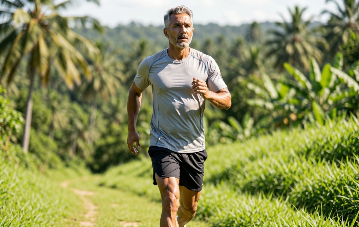 Active lifestyle for men over 40